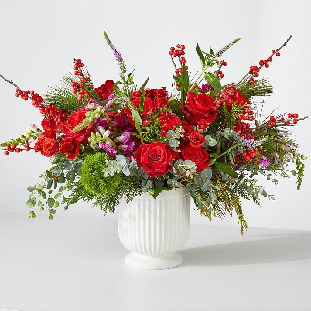 Big Red Bow Bouquet – STEPHANIE'S GREENS-N-THINGS, West Hazleton PA