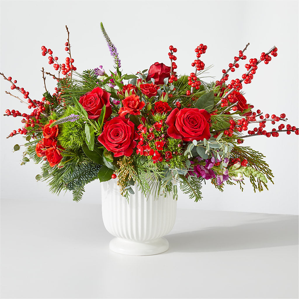 Big Red Bow Bouquet – STEPHANIE'S GREENS-N-THINGS, West Hazleton PA