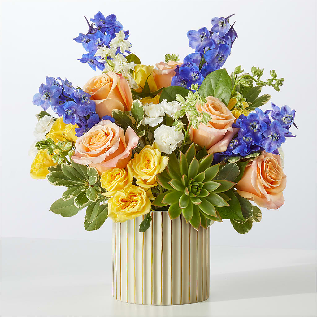 Cobalt Reverie Bouquet – STEPHANIE'S GREENS-N-THINGS, West Hazleton PA