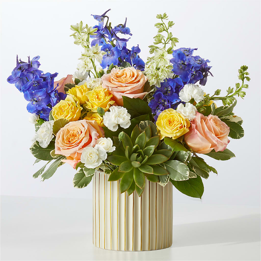 Cobalt Reverie Bouquet – STEPHANIE'S GREENS-N-THINGS, West Hazleton PA