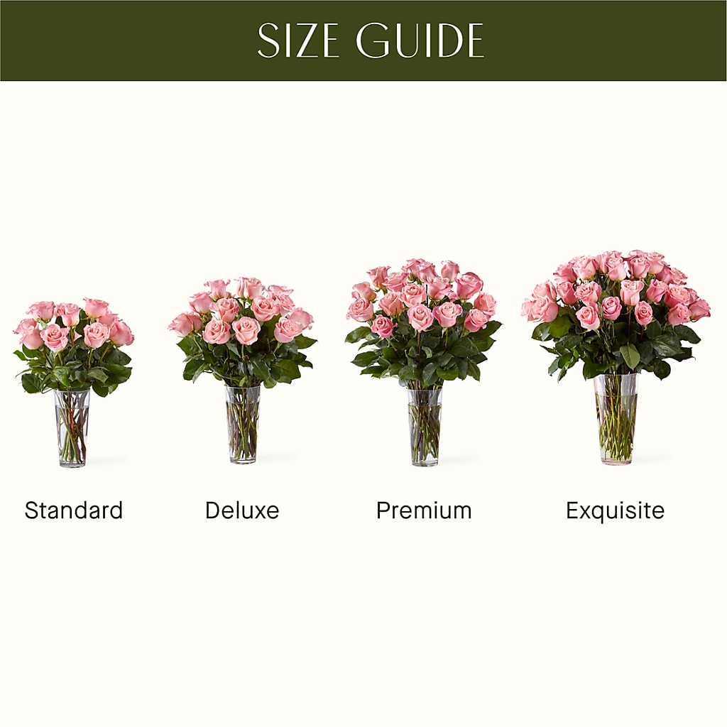 Long Stem Pink Rose Bouquet – STEPHANIE'S GREENS-N-THINGS, West Hazleton PA