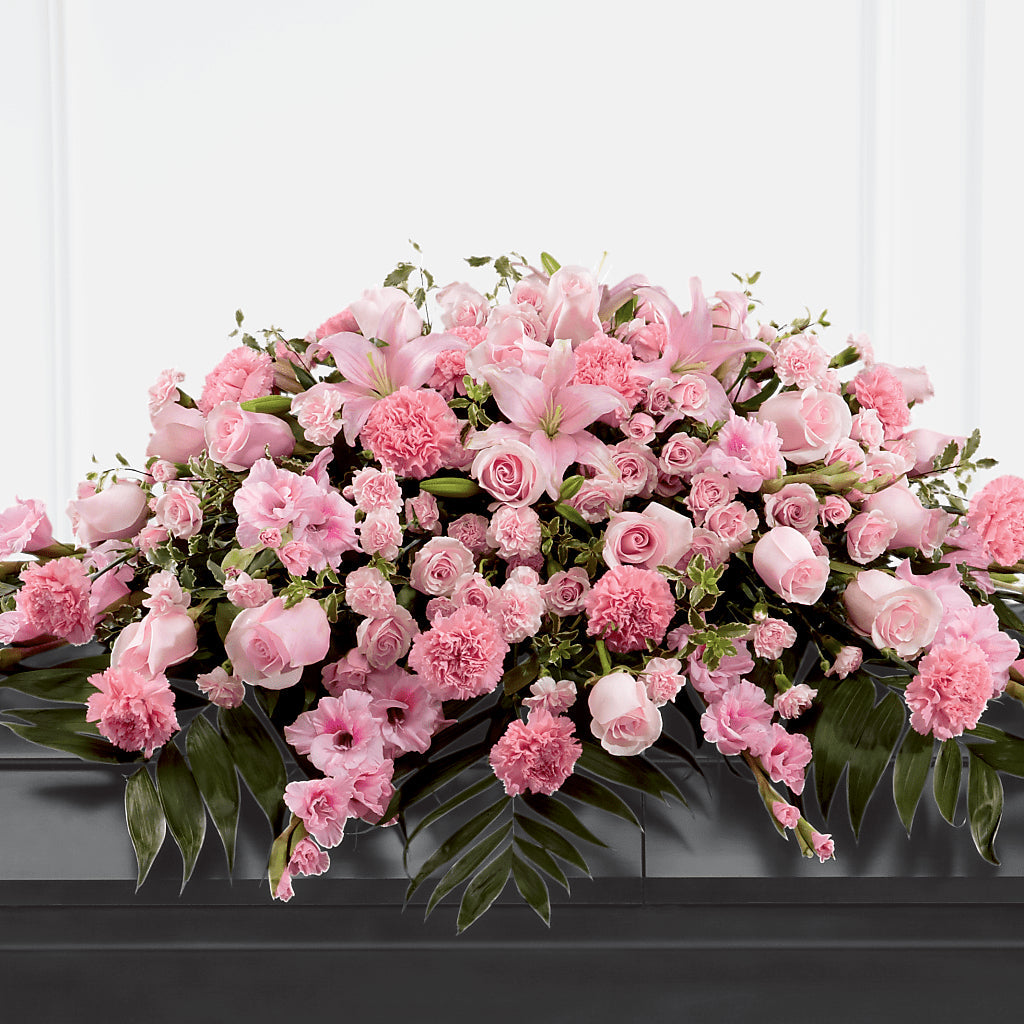 Garden of Comfort Casket Spray (Standard) – STEPHANIE'S GREENS-N-THINGS, West Hazleton PA