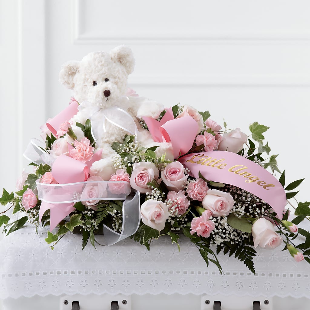 Touch of Sympathy Casket Spray – STEPHANIE'S GREENS-N-THINGS, West Hazleton PA