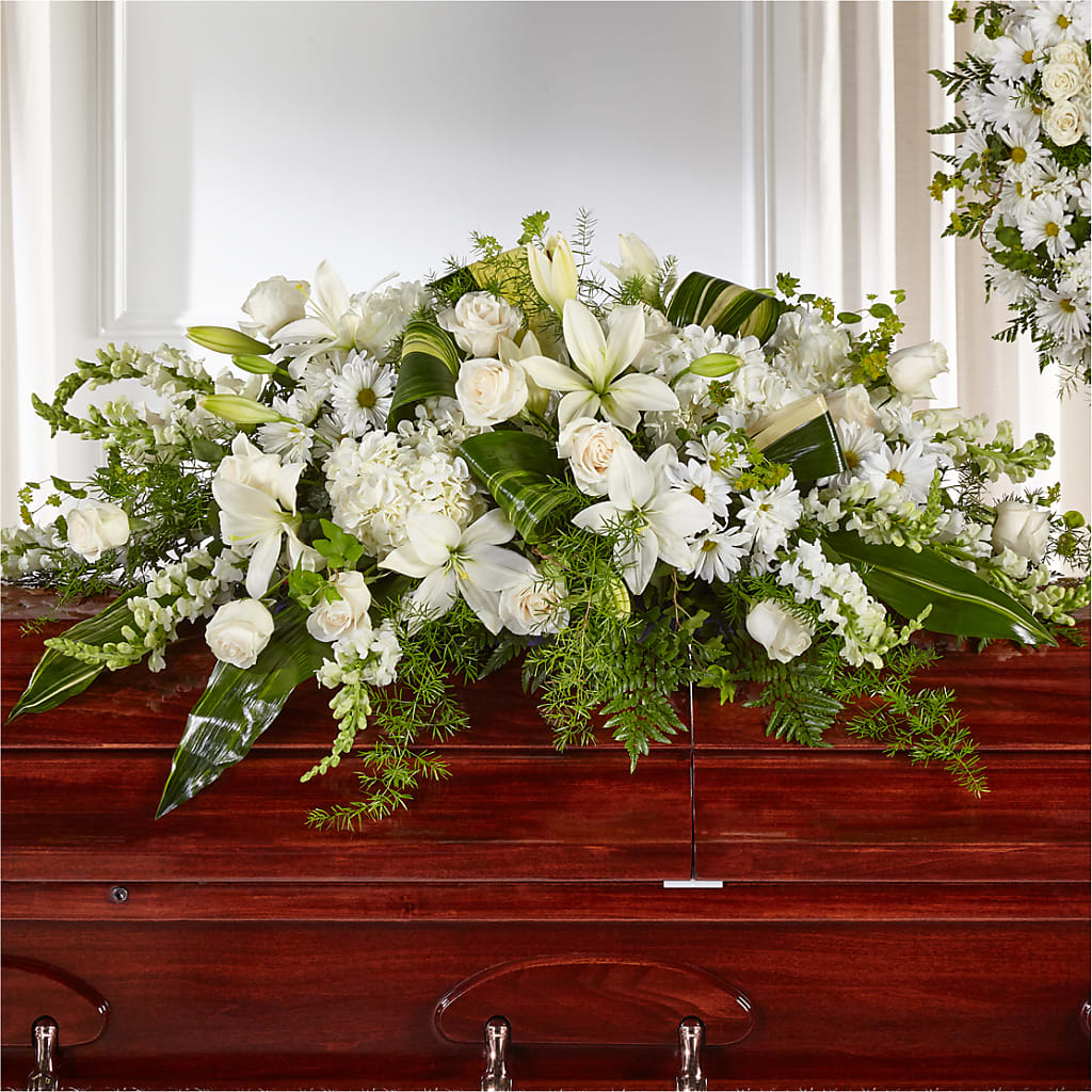 Abundance Casket Spray – STEPHANIE'S GREENS-N-THINGS, West Hazleton PA