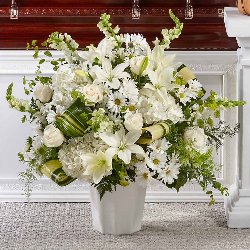 Thoughts of Tranquility Floor Basket – STEPHANIE'S GREENS-N-THINGS, West Hazleton PA