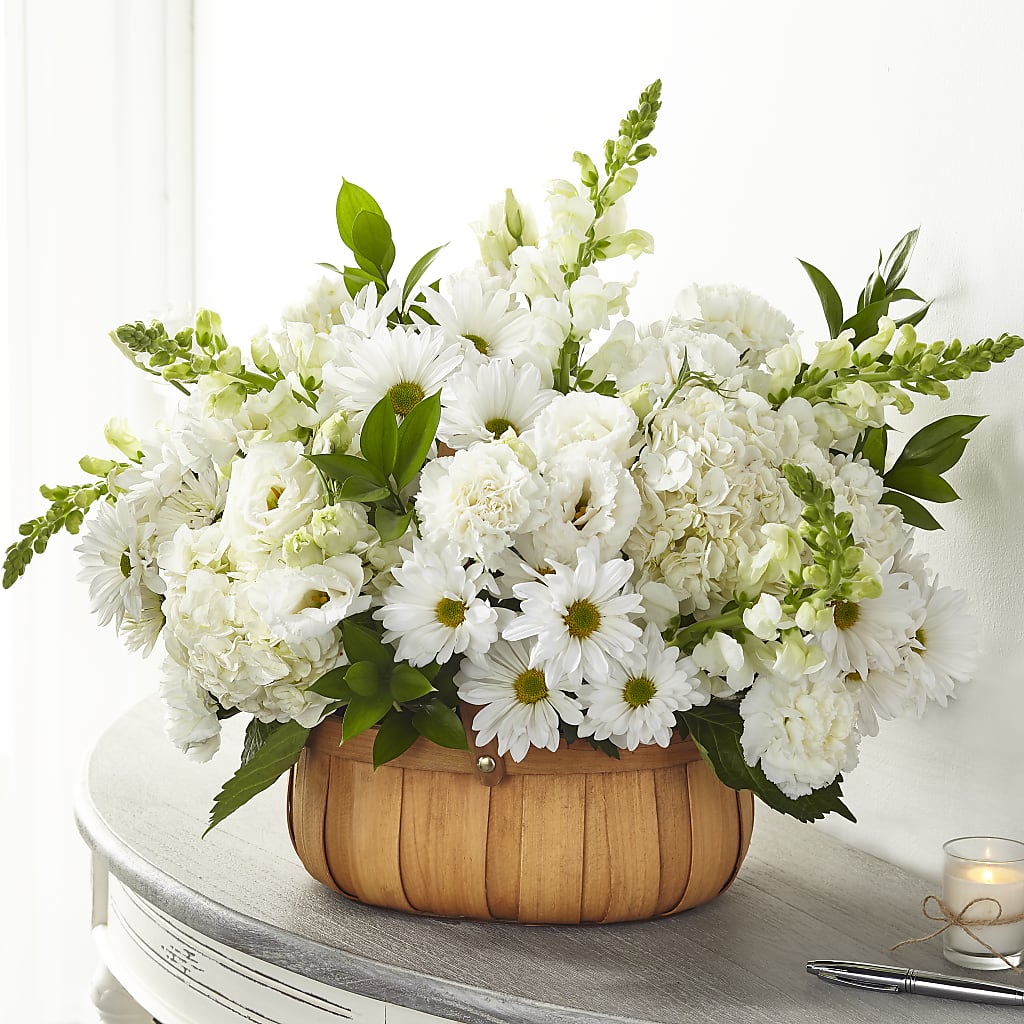 Pure Ivory Basket – STEPHANIE'S GREENS-N-THINGS, West Hazleton PA