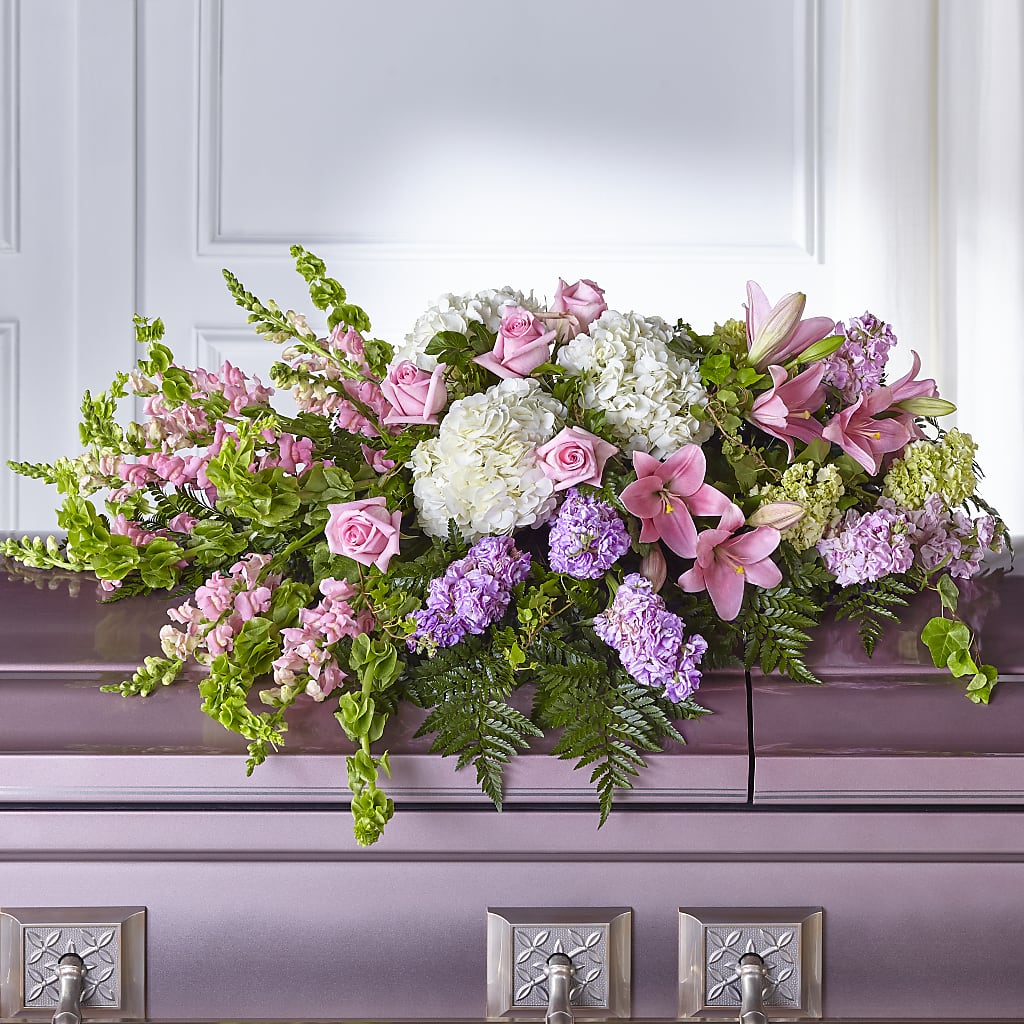 Life's Gratitude Casket Spray – STEPHANIE'S GREENS-N-THINGS, West Hazleton PA