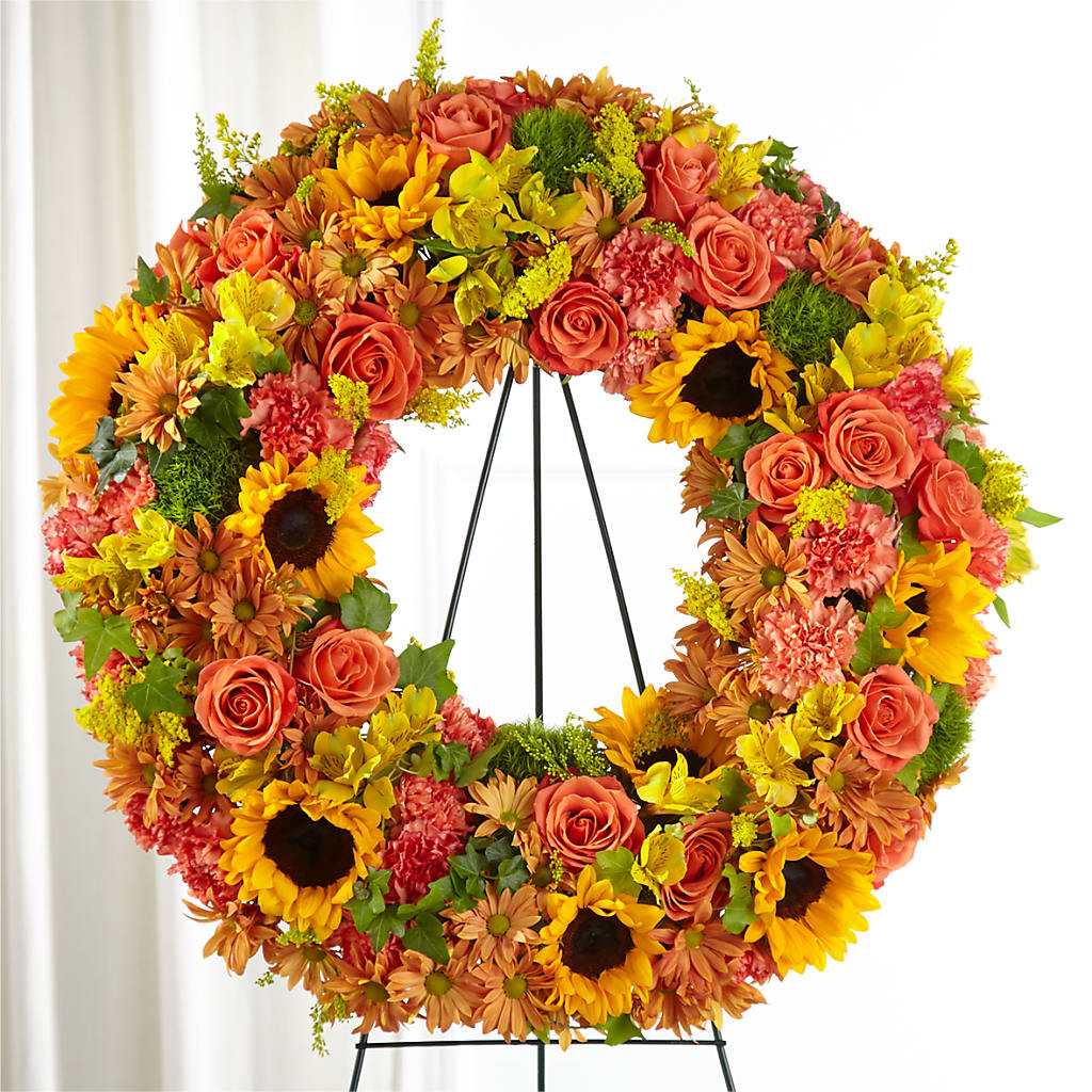 Autumnal Memories Wreath (Standard) – STEPHANIE'S GREENS-N-THINGS, West Hazleton PA