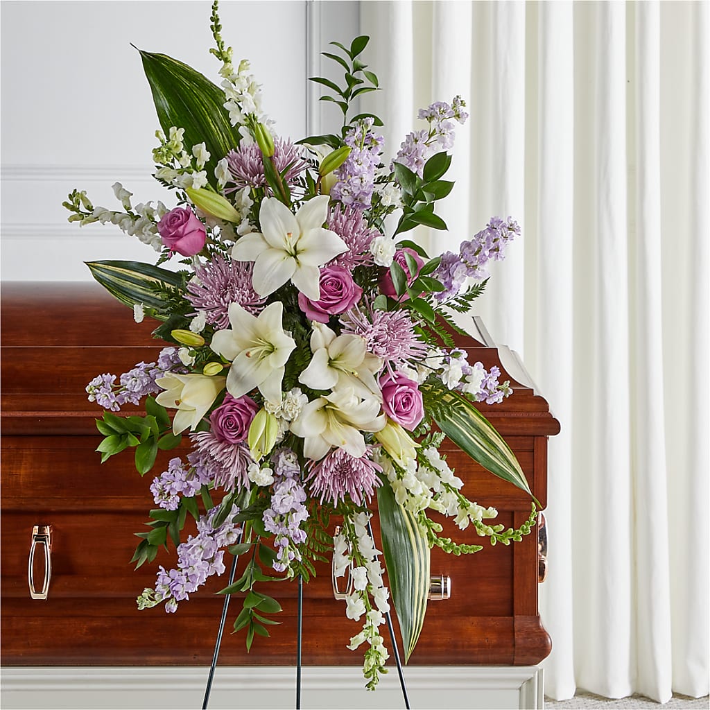 Grateful Hearts Standing Spray – STEPHANIE'S GREENS-N-THINGS, West Hazleton PA