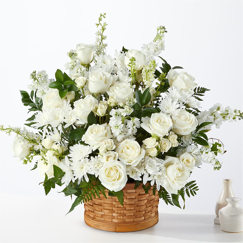 Heartfelt Condolences Arrangement – STEPHANIE'S GREENS-N-THINGS, West Hazleton PA