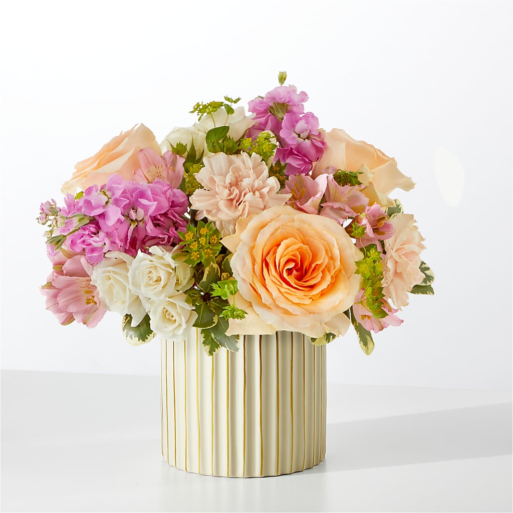 Paradise Bouquet with Ivory Vase – STEPHANIE'S GREENS-N-THINGS, West Hazleton PA