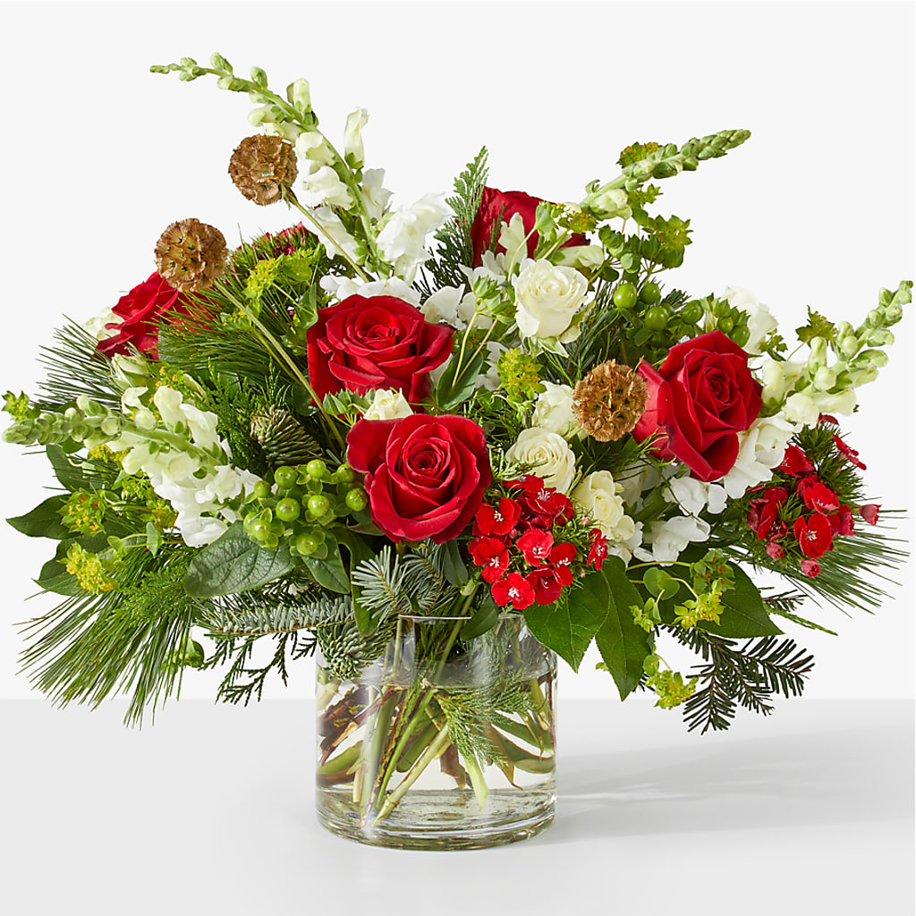Deck the Halls Bouquet – STEPHANIE'S GREENS-N-THINGS, West Hazleton PA