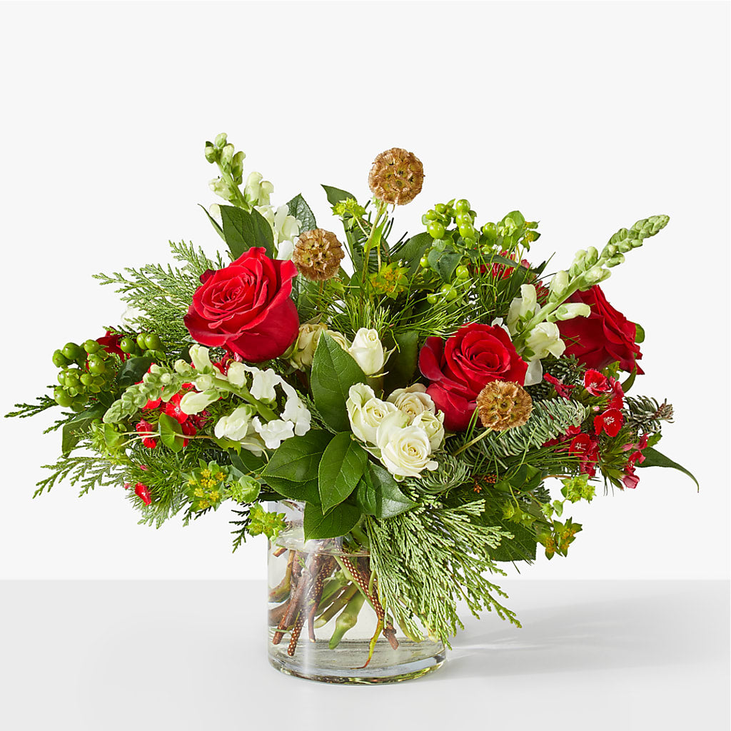 Deck the Halls Bouquet – STEPHANIE'S GREENS-N-THINGS, West Hazleton PA
