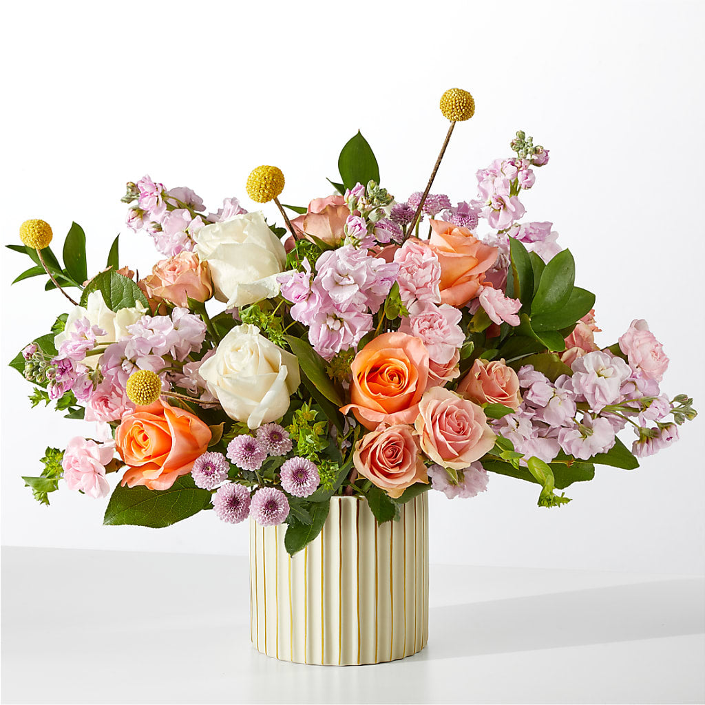 French Market Bouquet with Ivory Vase – STEPHANIE'S GREENS-N-THINGS, West Hazleton PA