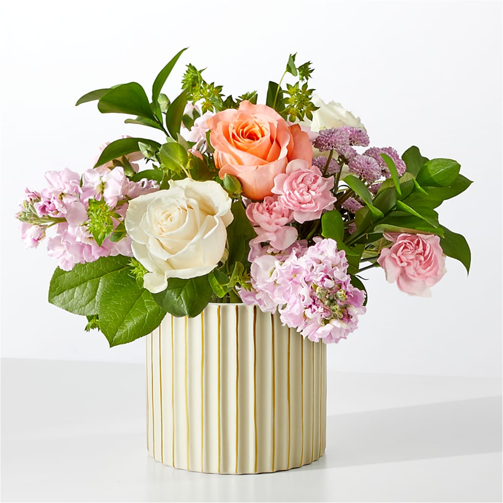 French Market Bouquet with Ivory Vase – STEPHANIE'S GREENS-N-THINGS, West Hazleton PA
