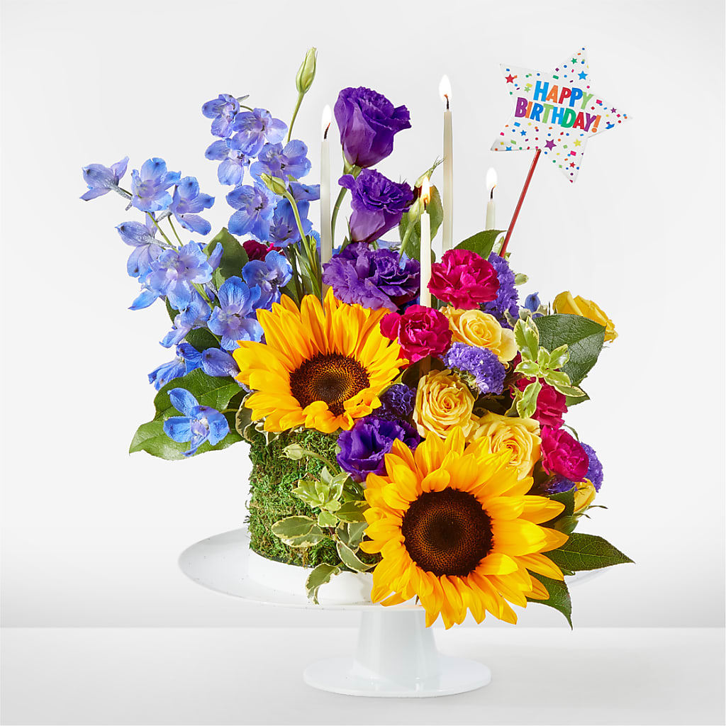 Star of the Day Floral Cake – STEPHANIE'S GREENS-N-THINGS, West Hazleton PA