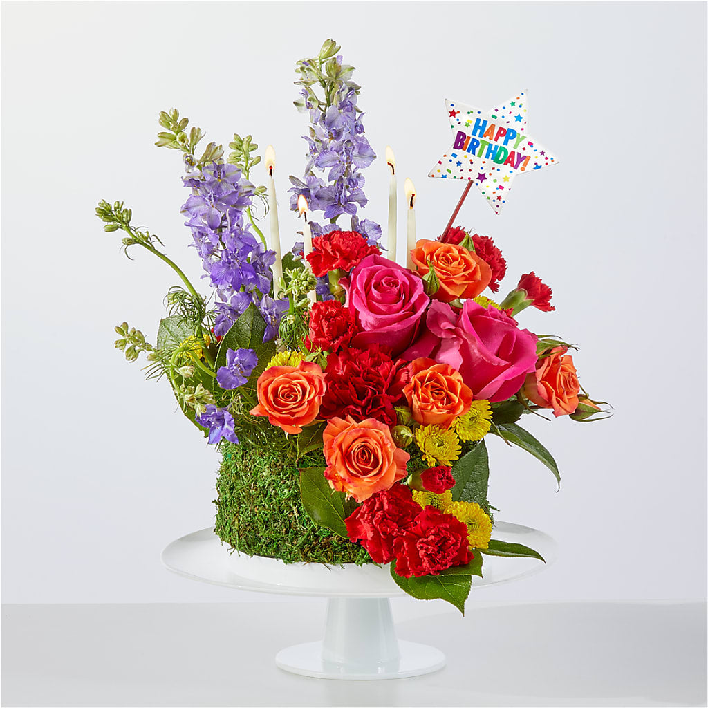 Best Year Yet Floral Cake – STEPHANIE'S GREENS-N-THINGS, West Hazleton PA