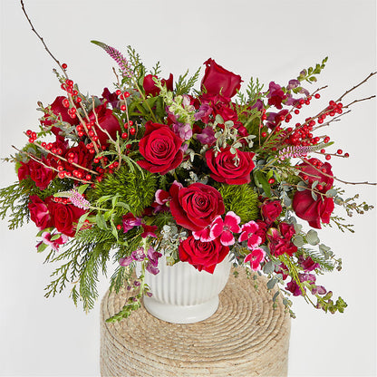 Big Red Bow Bouquet – STEPHANIE'S GREENS-N-THINGS, West Hazleton PA
