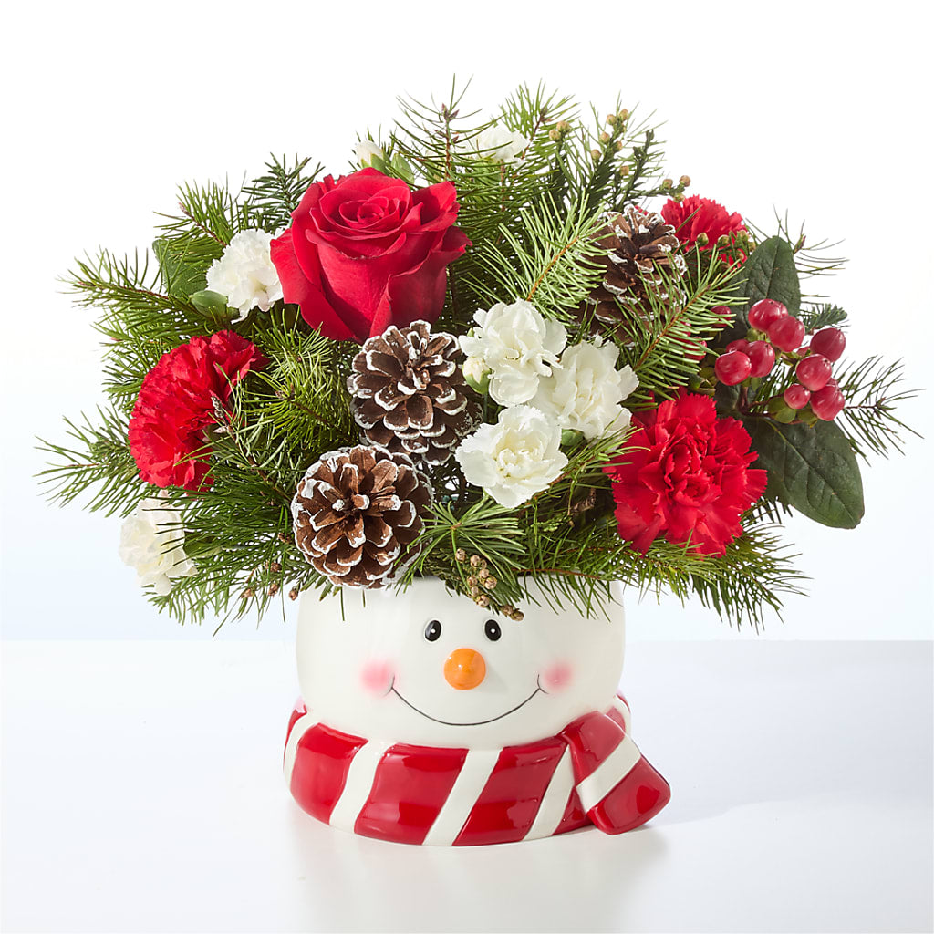 Jolly Snowman Bouquet – STEPHANIE'S GREENS-N-THINGS, West Hazleton PA