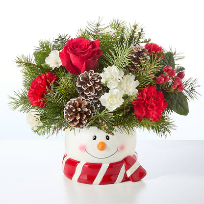 Jolly Snowman Bouquet – STEPHANIE'S GREENS-N-THINGS, West Hazleton PA