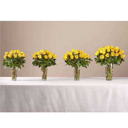 Long Stem Yellow Rose Bouquet – STEPHANIE'S GREENS-N-THINGS, West Hazleton PA