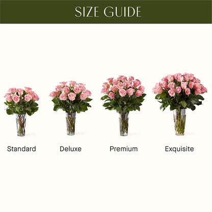 Long Stem Pink Rose Bouquet – STEPHANIE'S GREENS-N-THINGS, West Hazleton PA