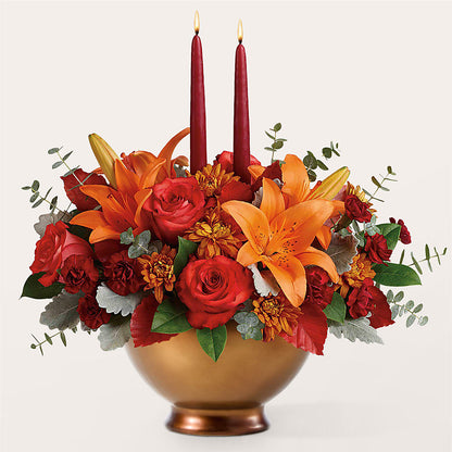 Fruits of Fall Centerpiece – STEPHANIE'S GREENS-N-THINGS, West Hazleton PA