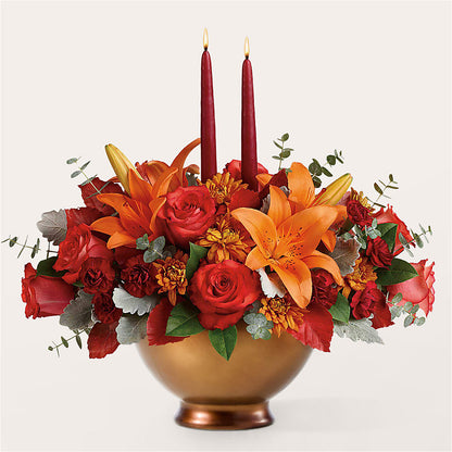 Fruits of Fall Centerpiece – STEPHANIE'S GREENS-N-THINGS, West Hazleton PA