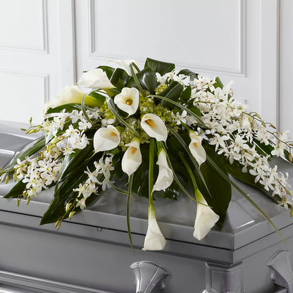 Angel Wings Casket Spray – STEPHANIE'S GREENS-N-THINGS, West Hazleton PA