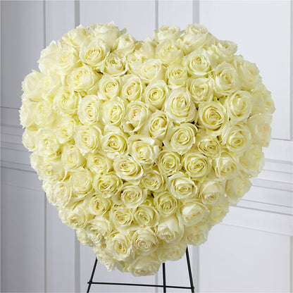Elegant Remembrance Standing Heart – STEPHANIE'S GREENS-N-THINGS, West Hazleton PA
