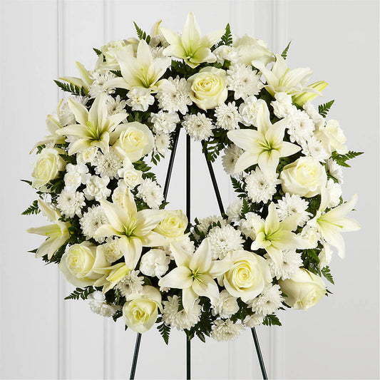 Treasured Tribute Wreath – STEPHANIE'S GREENS-N-THINGS, West Hazleton PA