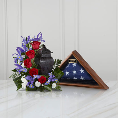 Patriotic Tribute Arrangement – STEPHANIE'S GREENS-N-THINGS, West Hazleton PA