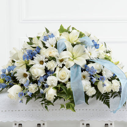 Tender Treasure Casket Spray – STEPHANIE'S GREENS-N-THINGS, West Hazleton PA