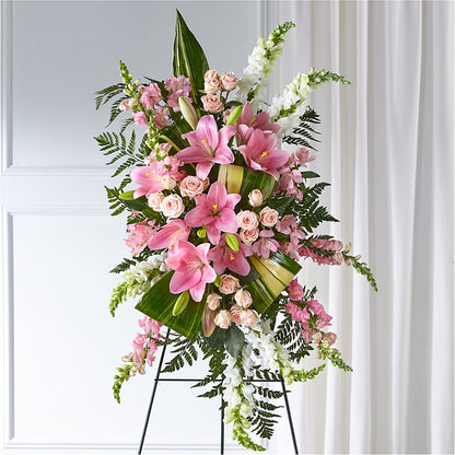 Elegant Embrace Standing Spray – STEPHANIE'S GREENS-N-THINGS, West Hazleton PA