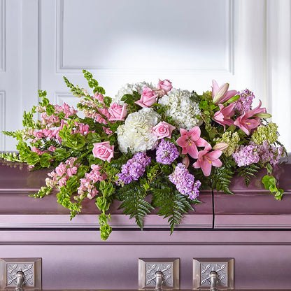 Life's Gratitude Casket Spray – STEPHANIE'S GREENS-N-THINGS, West Hazleton PA