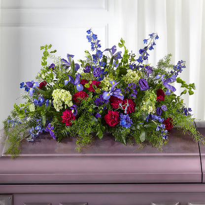 Always Treasured Casket Spray – STEPHANIE'S GREENS-N-THINGS, West Hazleton PA