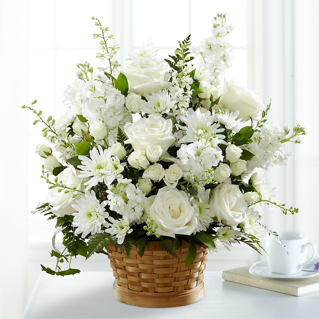 Heartfelt Condolences Arrangement – STEPHANIE'S GREENS-N-THINGS, West Hazleton PA