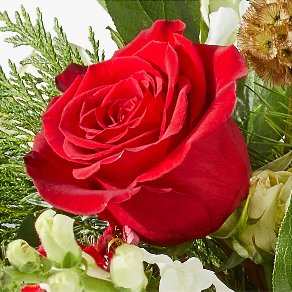 Deck the Halls Bouquet – STEPHANIE'S GREENS-N-THINGS, West Hazleton PA