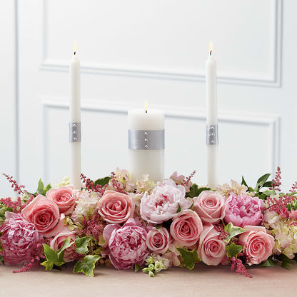 Worldwide Romance Unity Candle Arrangement – STEPHANIE'S GREENS-N-THINGS, West Hazleton PA