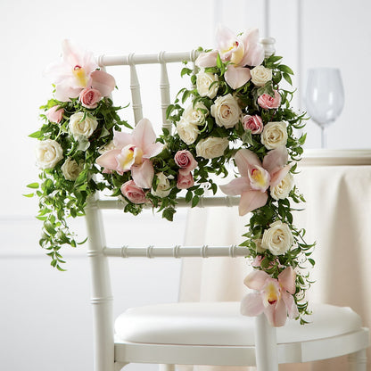 Orchid Rose Chair Décor – STEPHANIE'S GREENS-N-THINGS, West Hazleton PA